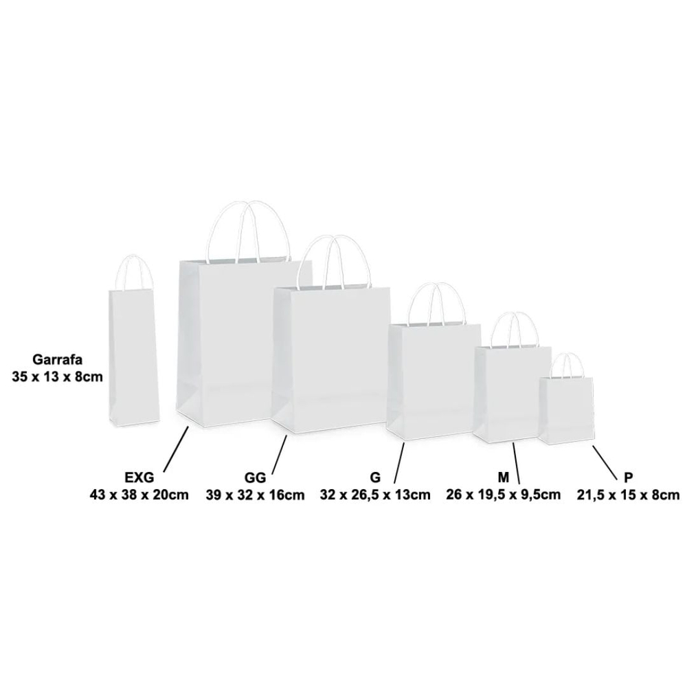 Sacola De Papel M Frase Amo Você Cada Dia Mais Cromus