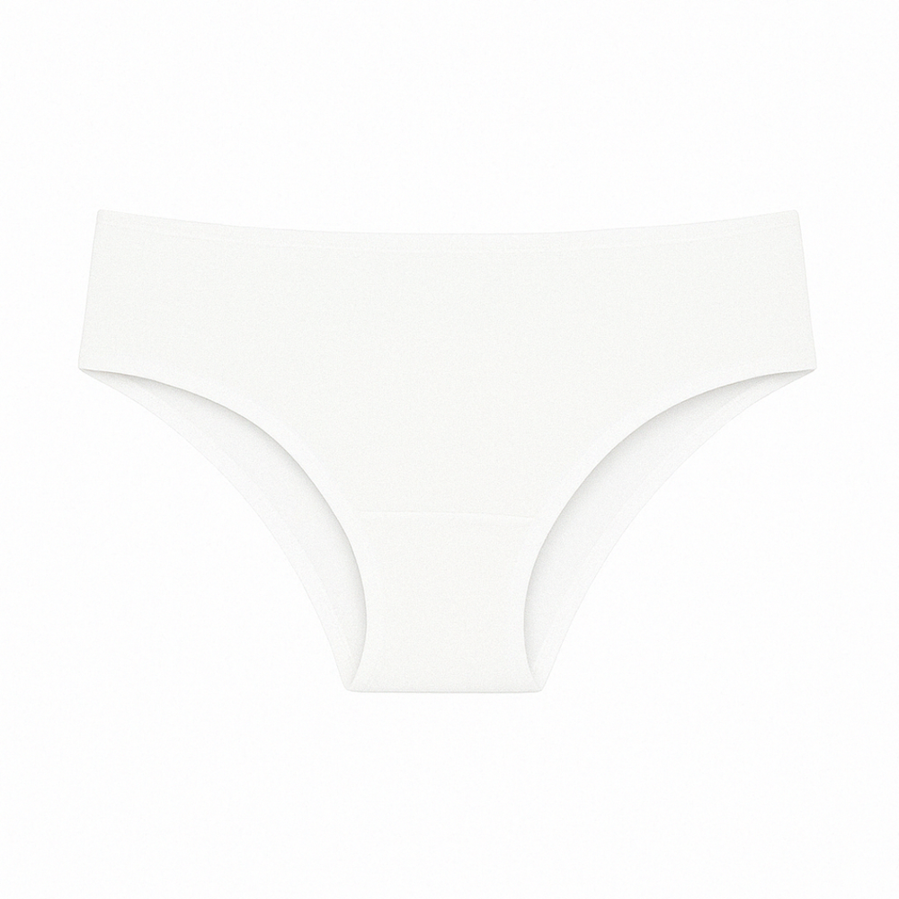 Calcinha Lisa Com Laterais Largas Dupla Bonjour
