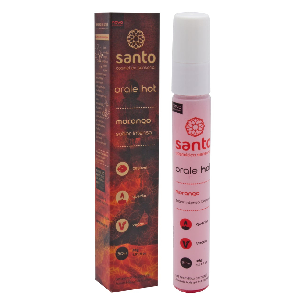 Orale Gel Beijável Hot 30ml Santo