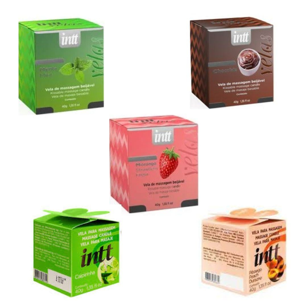 Vela Beijável Aromatizada 40g Intt