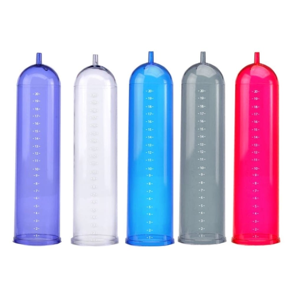 Tubo Para Bomba Peniana Colors  20 X 6cm Ktoy