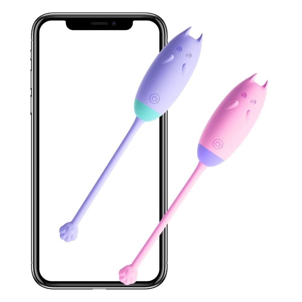 Estimulador Meow Ponto G E Clitóris Com Aplicativo Vibe Toys