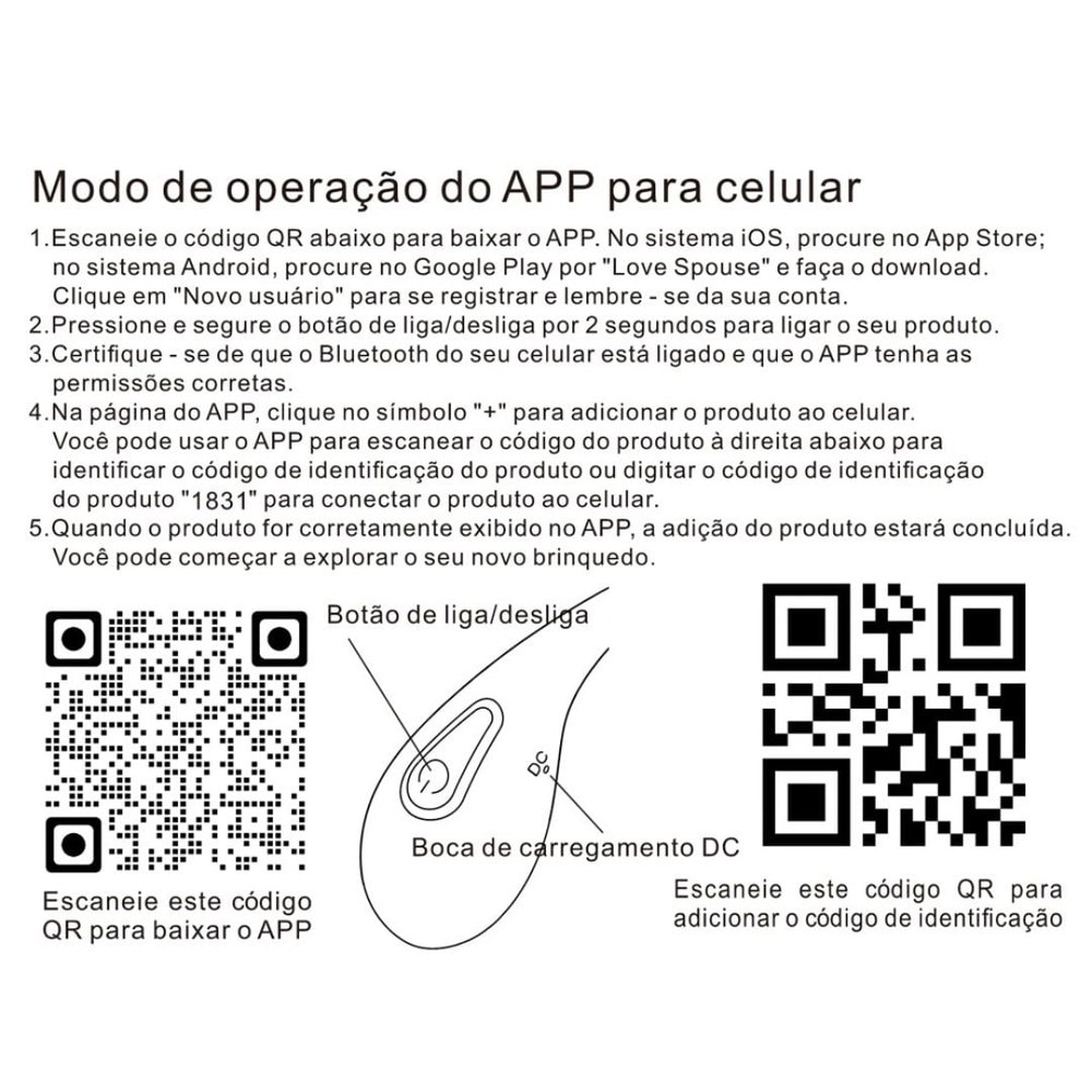 Estimulador Ponto G Com Controle Via Aplicativo Vibe Toys