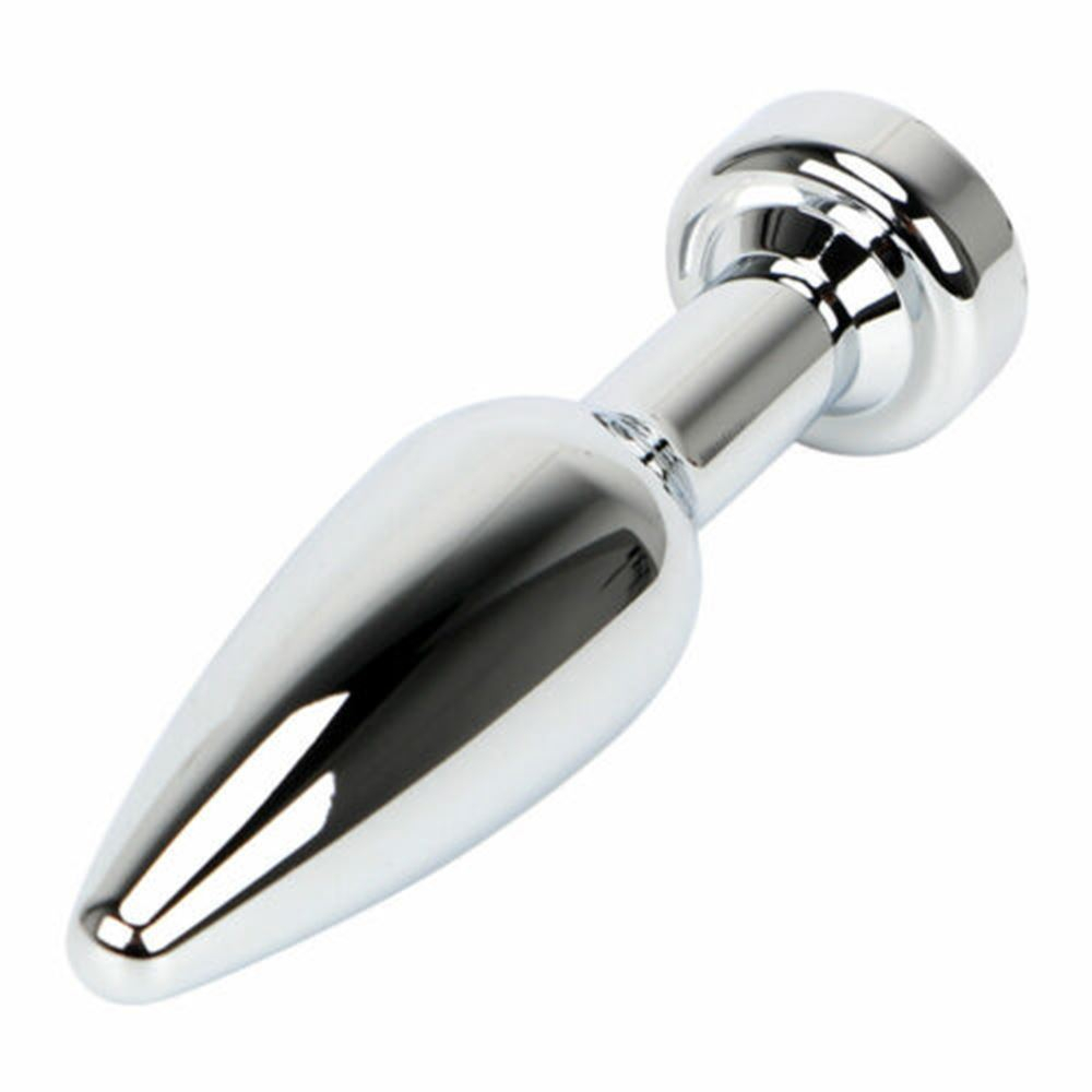 Plug Anal Anatômico Metal Com Jóia