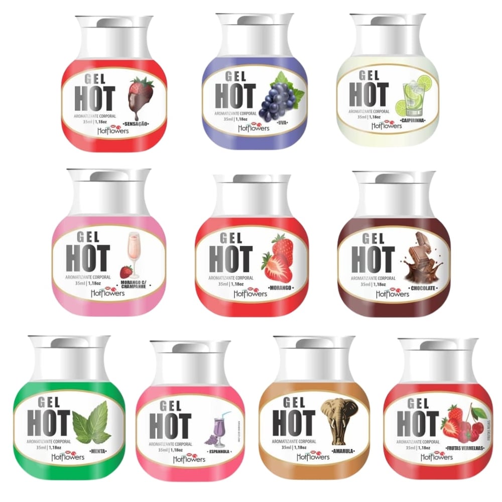 Gel Aromatizante Hot 35ml Hot Flowers
