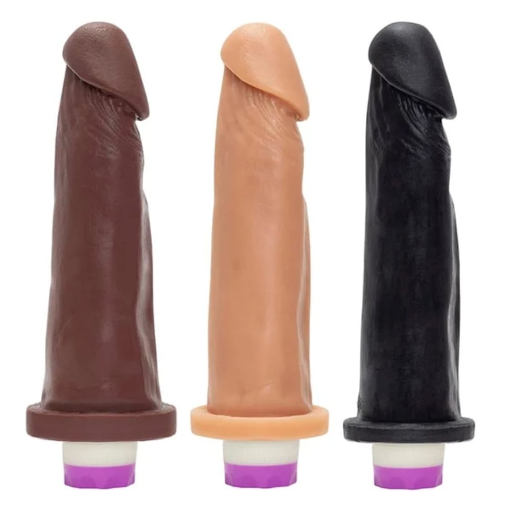 Prótese Maciça Com Vibro 22 X 5cm êxtase