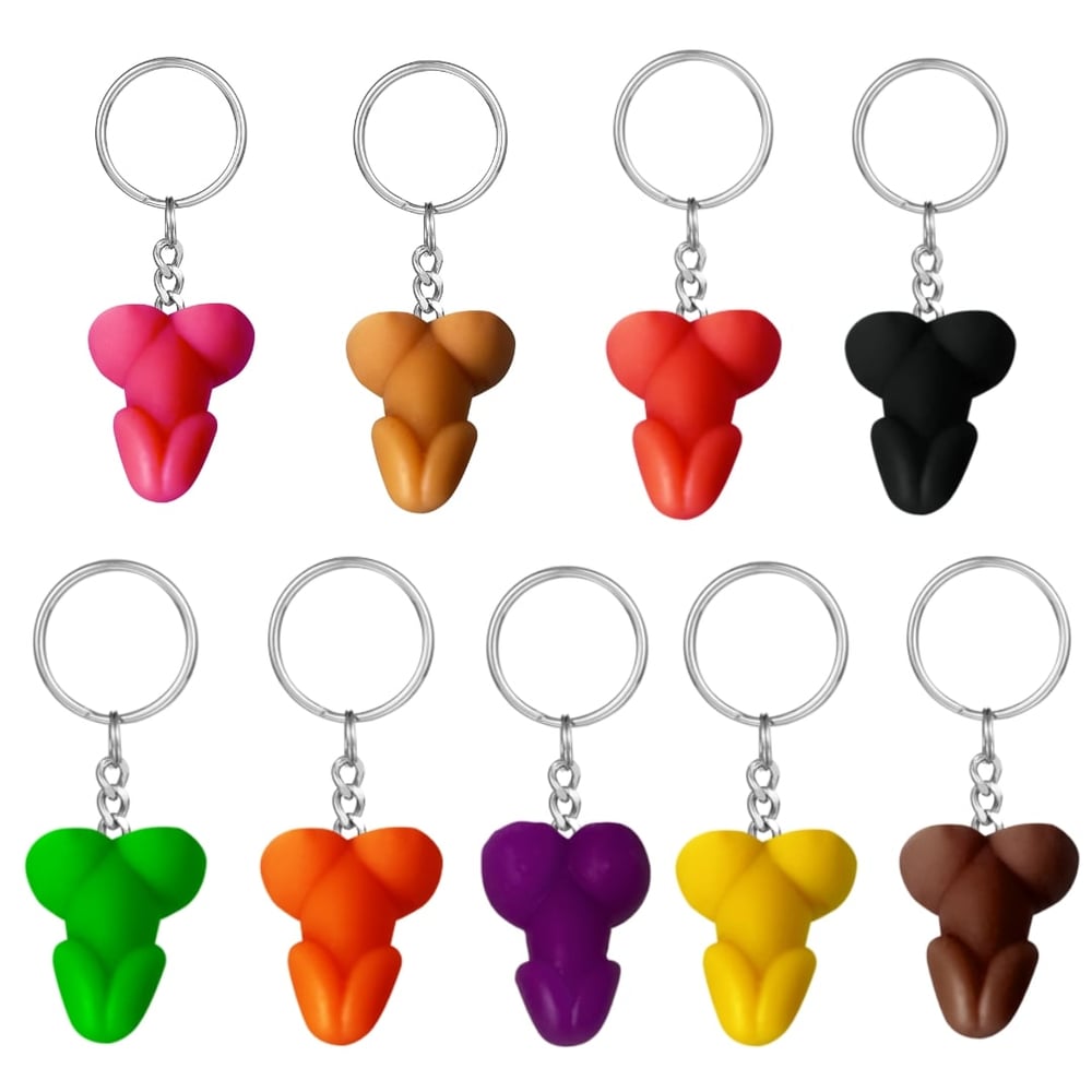 Chaveiro Em Formato De Mini Pênis Colors K Gel