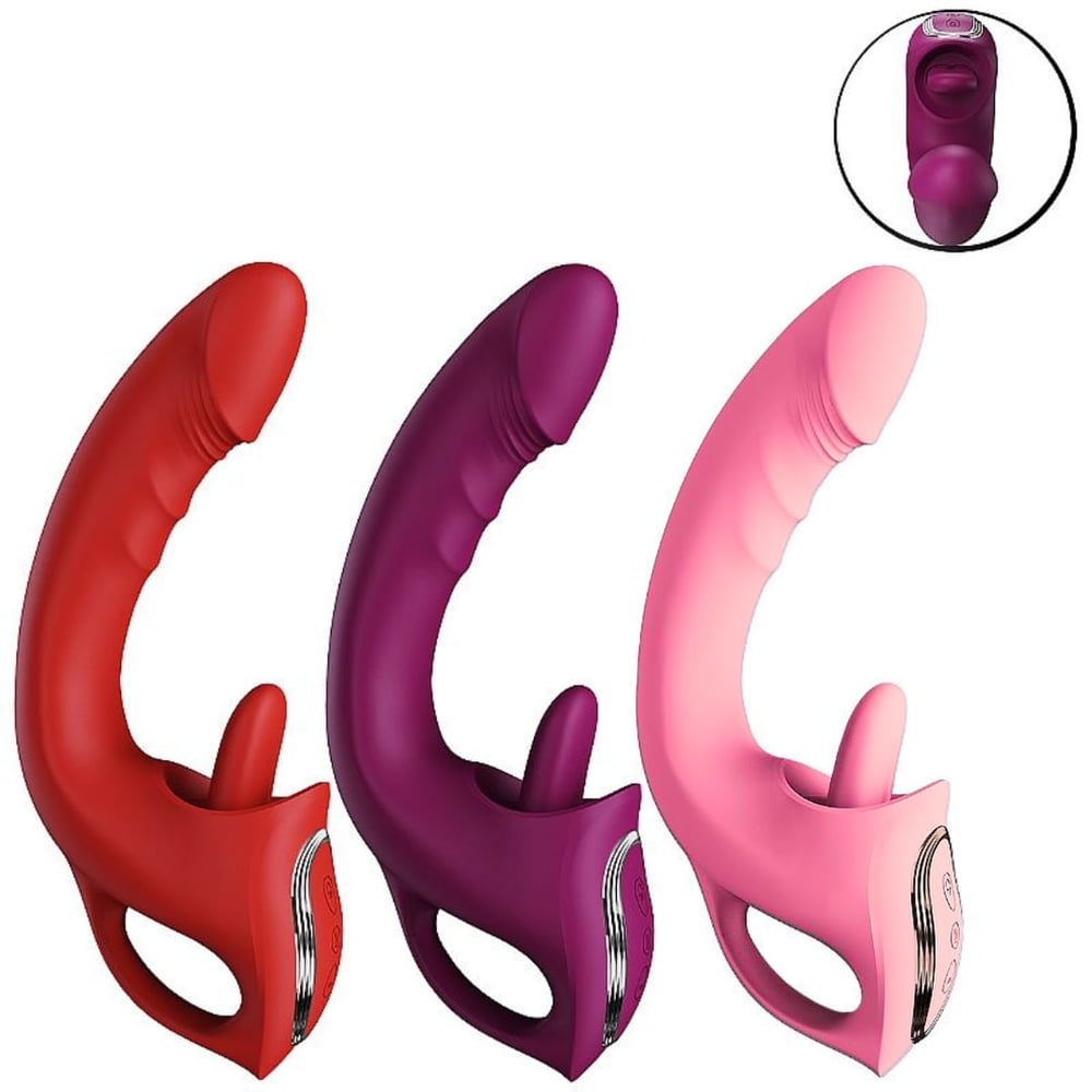 Vibrador Ponto G De Silicone 10 Vibrações E Vai E Vem Vibe Toys