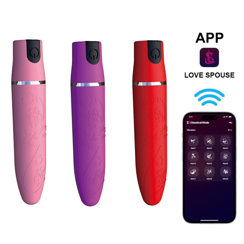 Sophia Bullet Wireless Com 10 Modos De Vibração E Aplicativo Vibe Toys