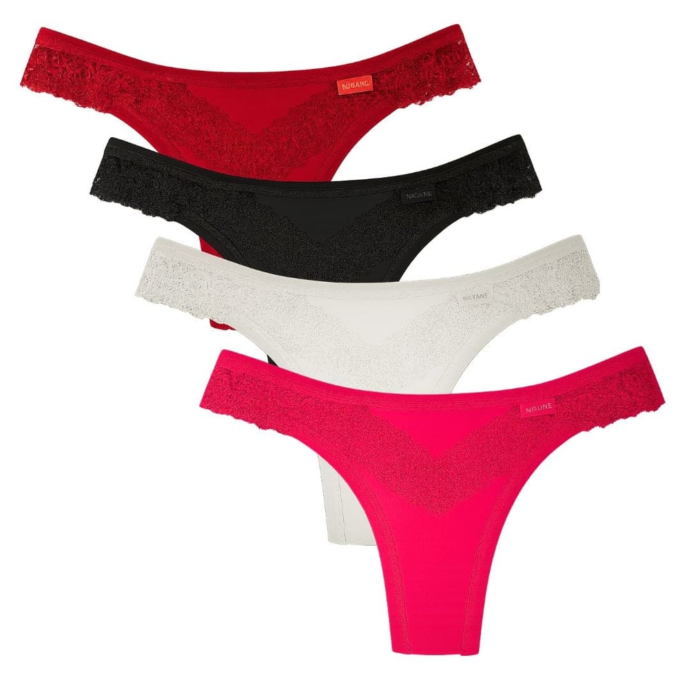 Calcinha Fio Dental Duplo Renda V Nayane