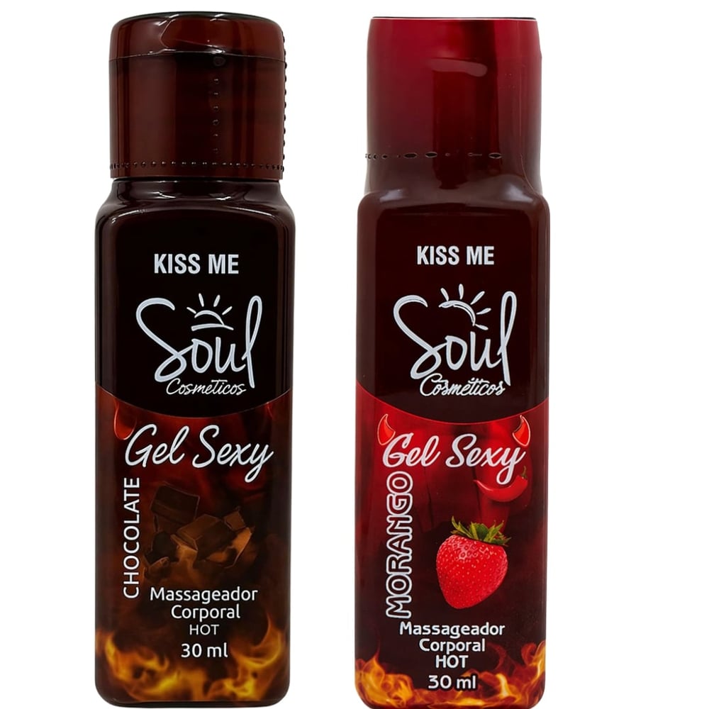 Gel Sexy Hot Kiss Me 30ml Soul Cosméticos 