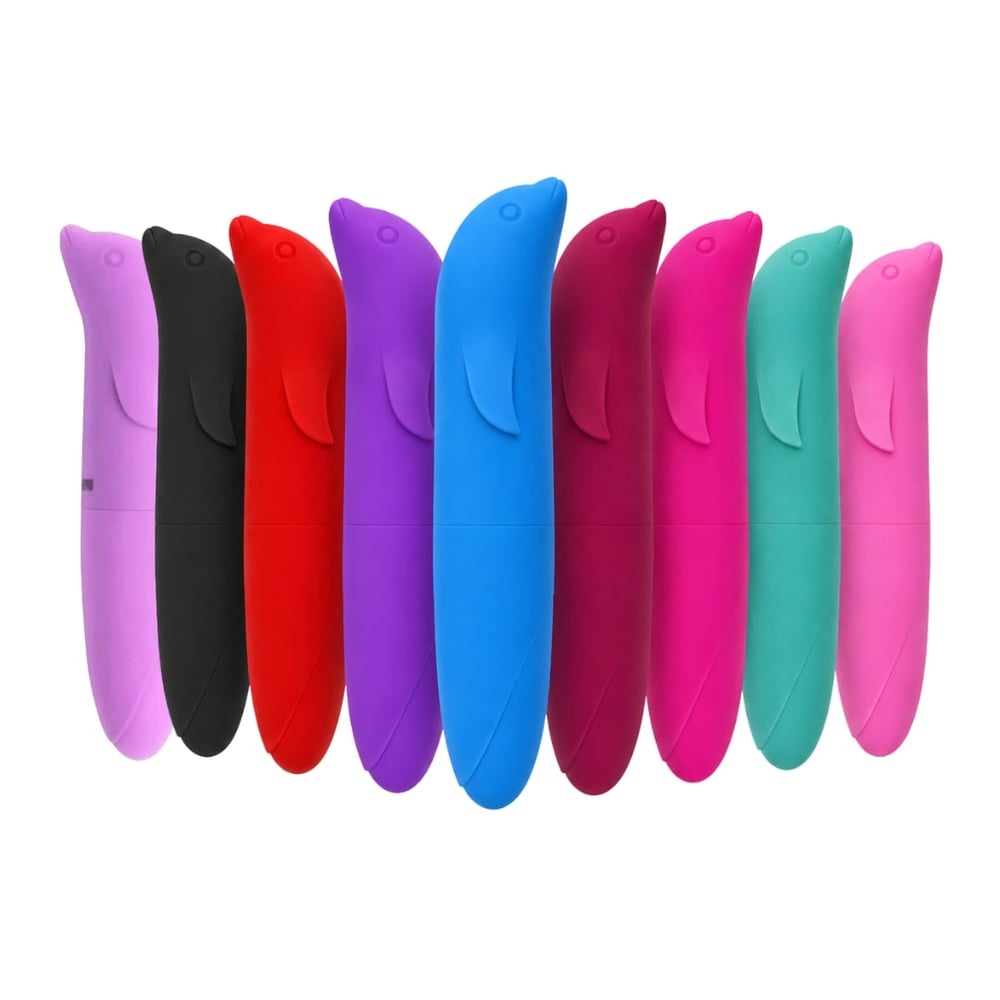 Vibrador Ponto G Colors Golfinho Aveludado Vibe Toys