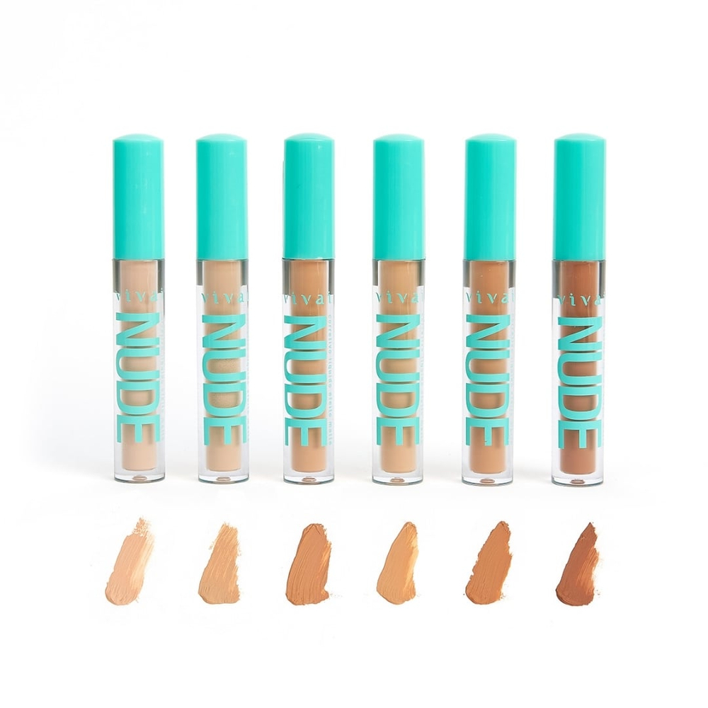 Corretivo Líquido Nude Efeito Matte 4ml Vivai