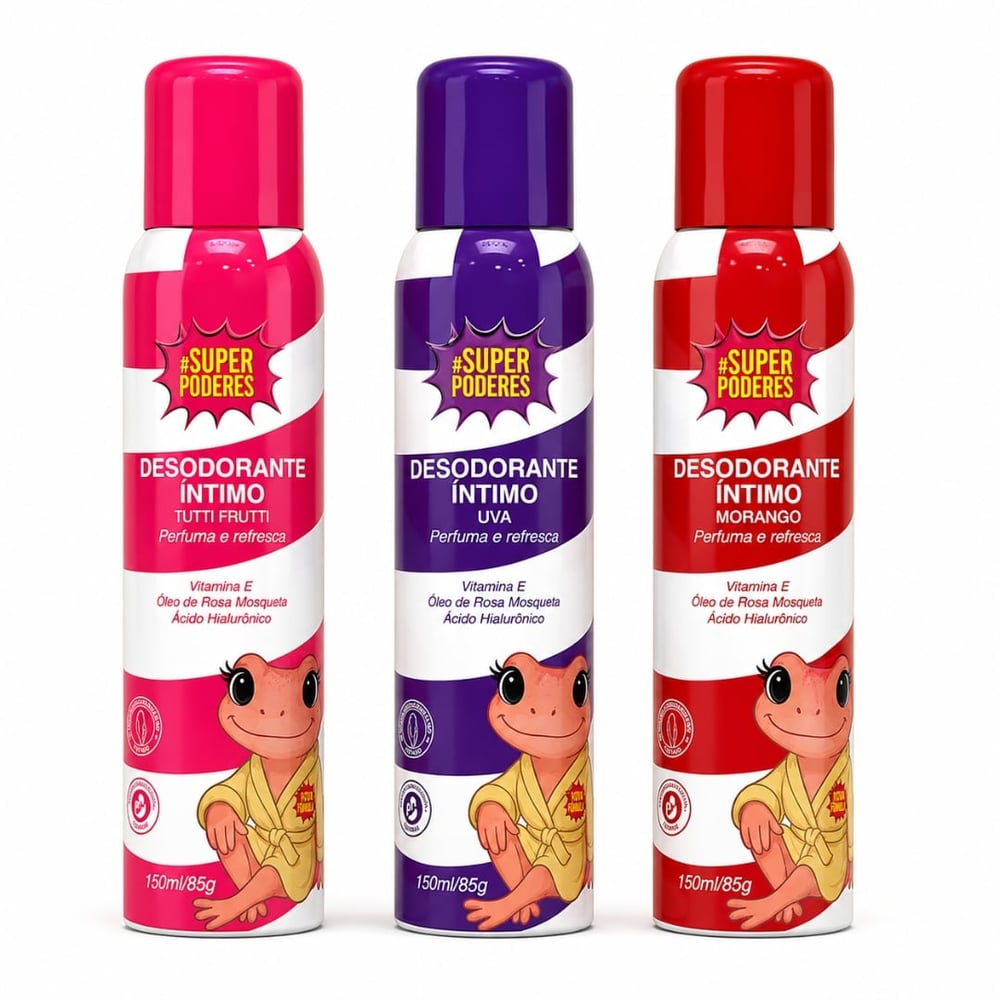 Desodorante íntimo Feminino Super Poderes 150ml Vivai