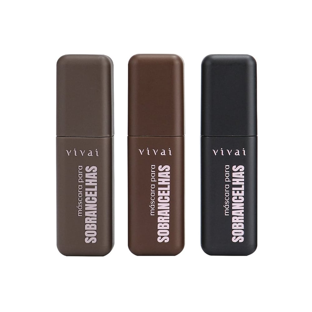 Máscara Para Sobrancelhas Tons Escuros 8ml Vivai