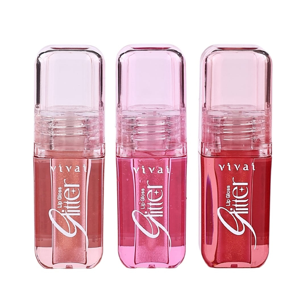 Lip Gloss Glitter Cintilante 3ml Vivai