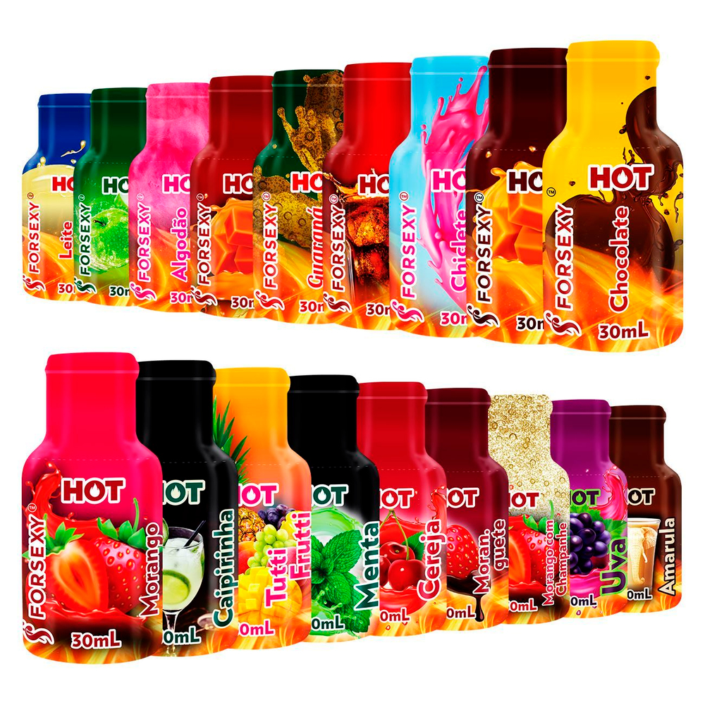 óleo Hot Comestível Com Ação Lubrificante 30ml Forsexy