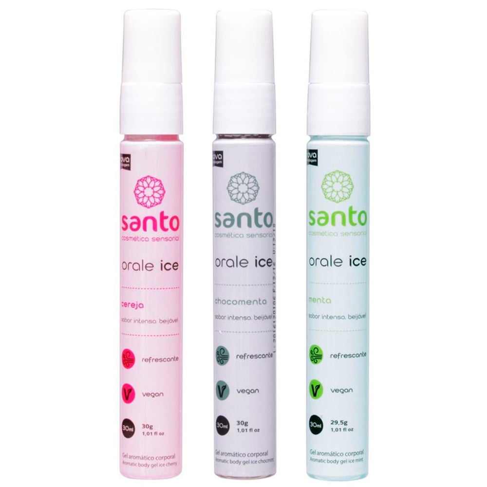 Orale Ice Gel Beijável 30ml Santo