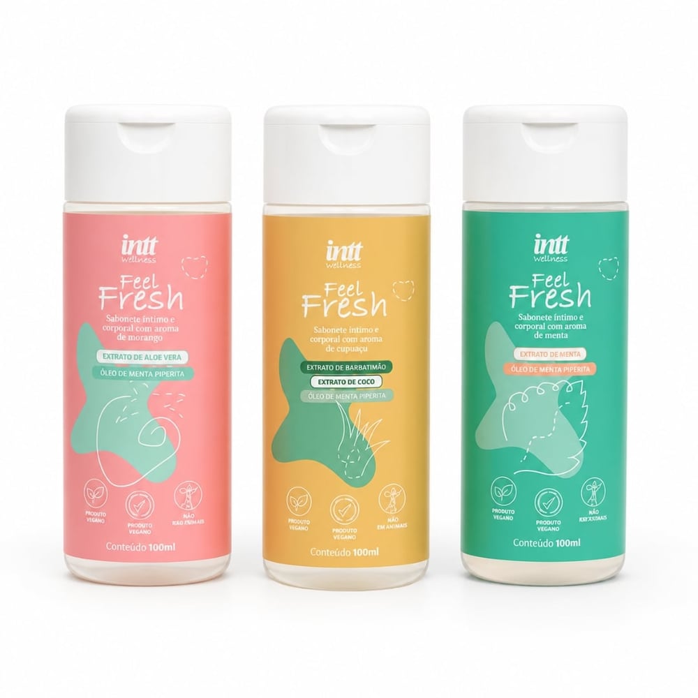 Feel Fresh Sabonete íntimo E Corporal 100ml Intt