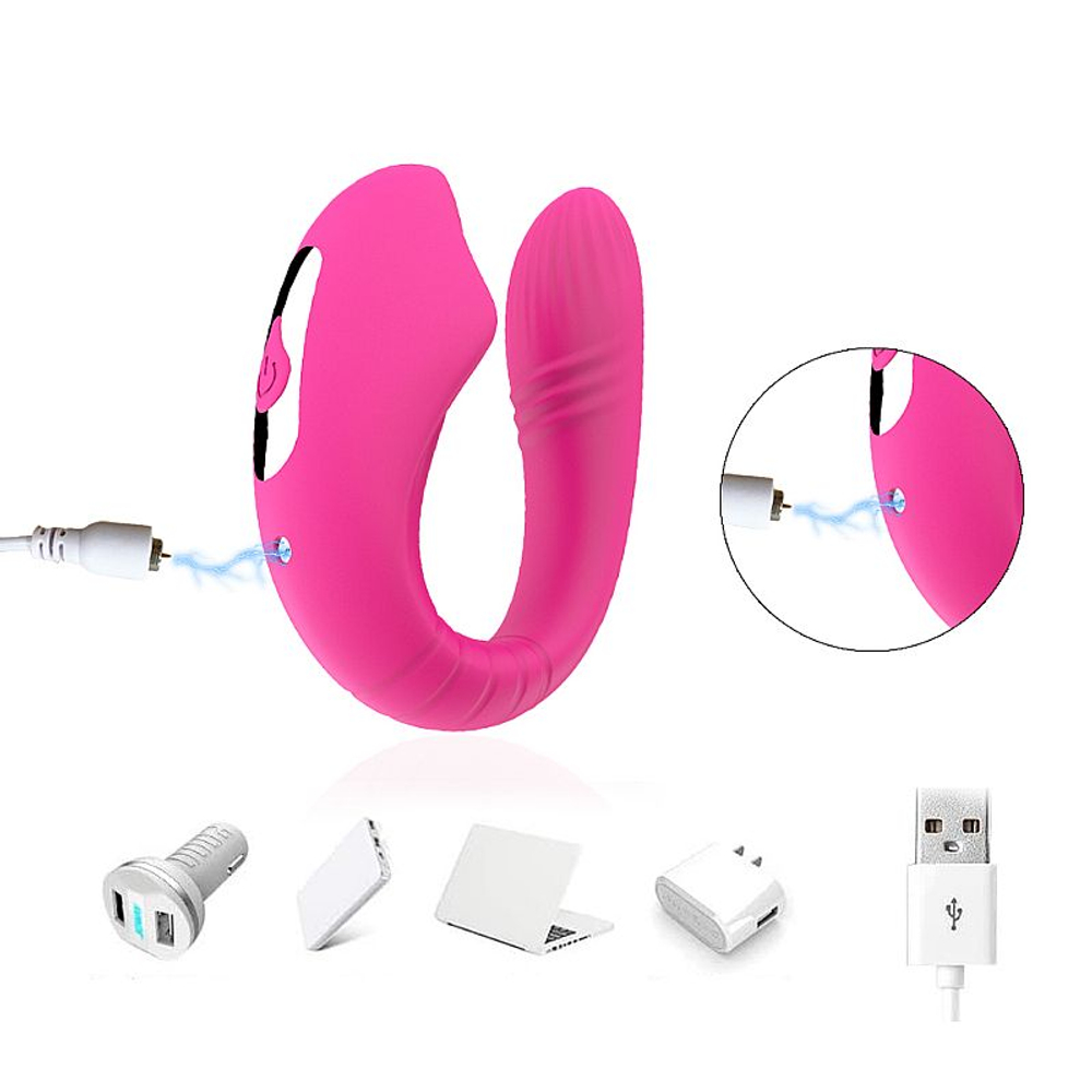 Vibrador De Casal Com Pulsação Vibe Toys