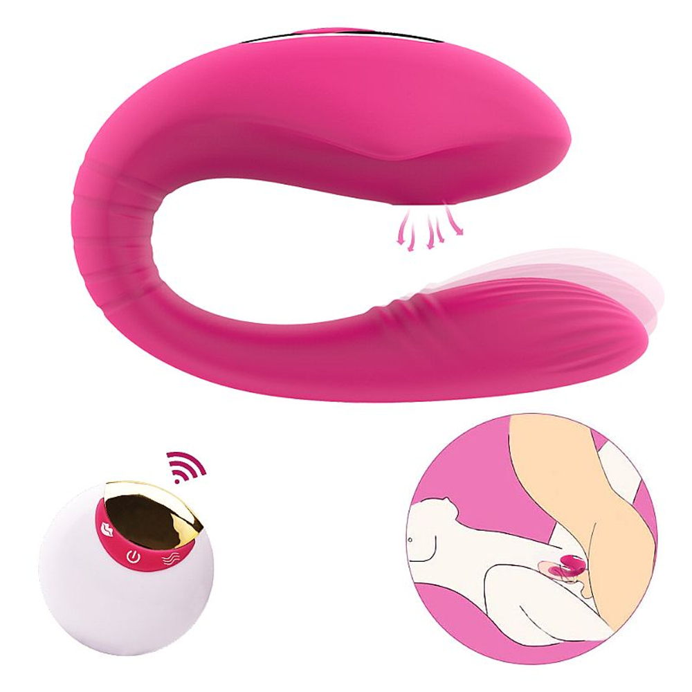 Vibrador De Casal Com Pulsação Vibe Toys
