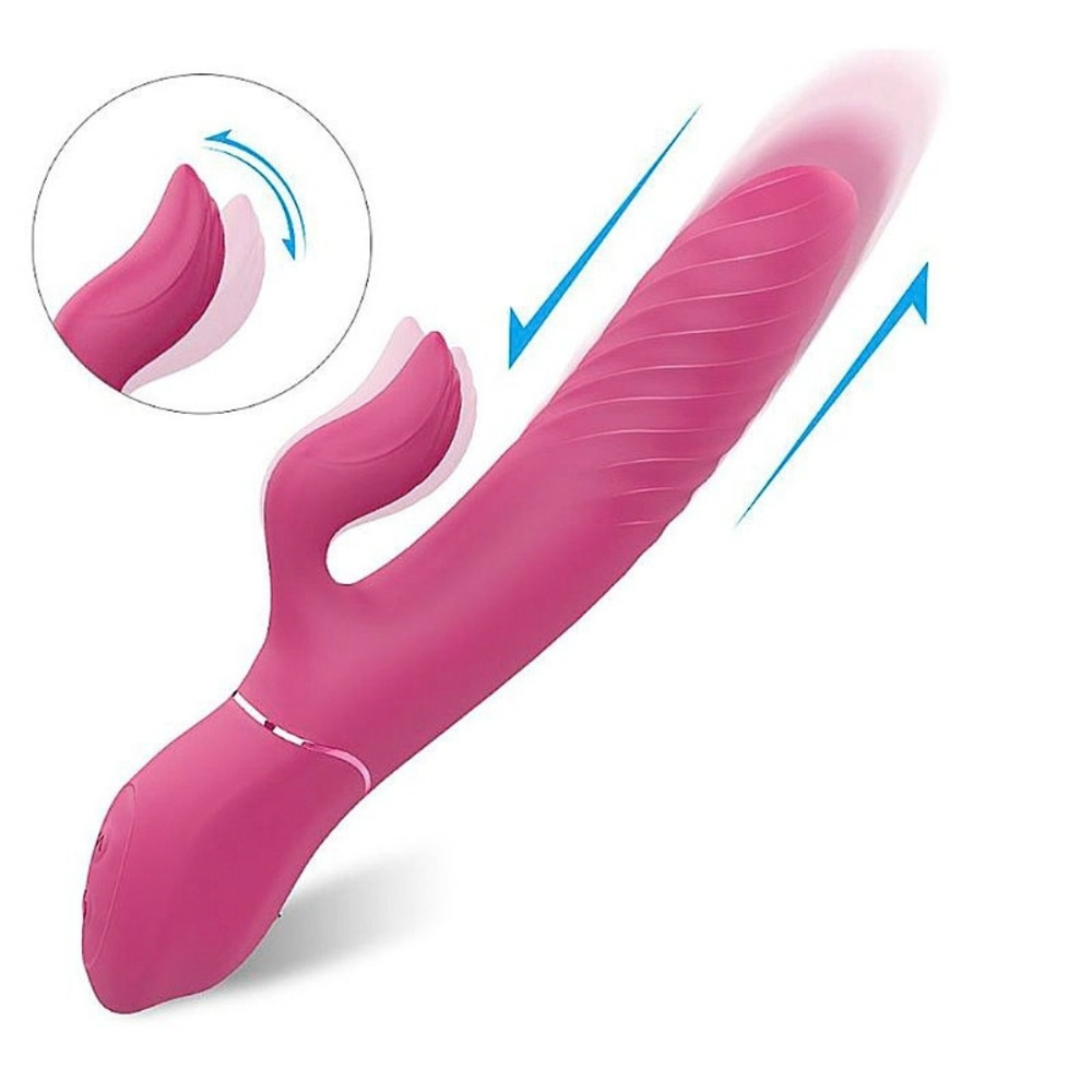 Vibrador De Ponto G E Clitóris Com Vai E Vem Lighters Vibe Toys