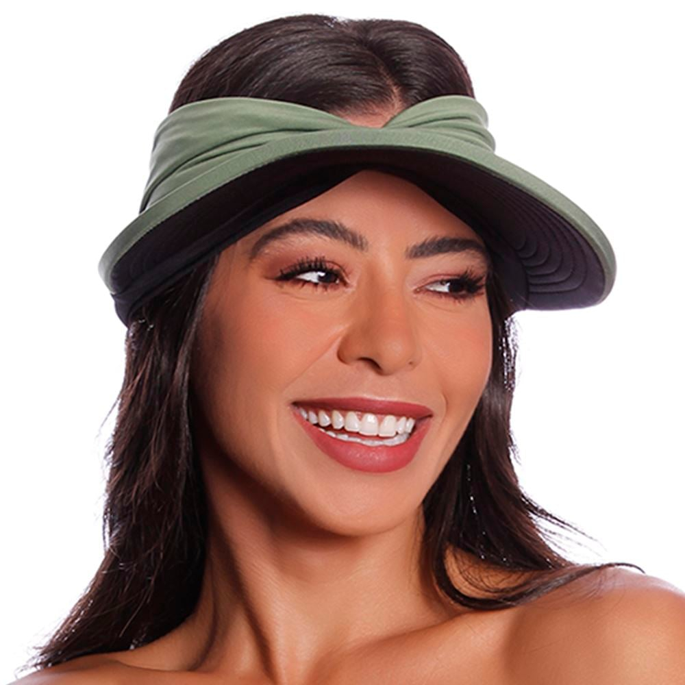 Chapéu Viseira Turbante Dupla Face Pink Lingerie