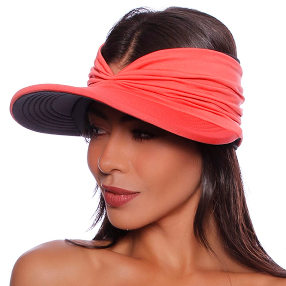 Chapéu Viseira Turbante Dupla Face Pink Lingerie