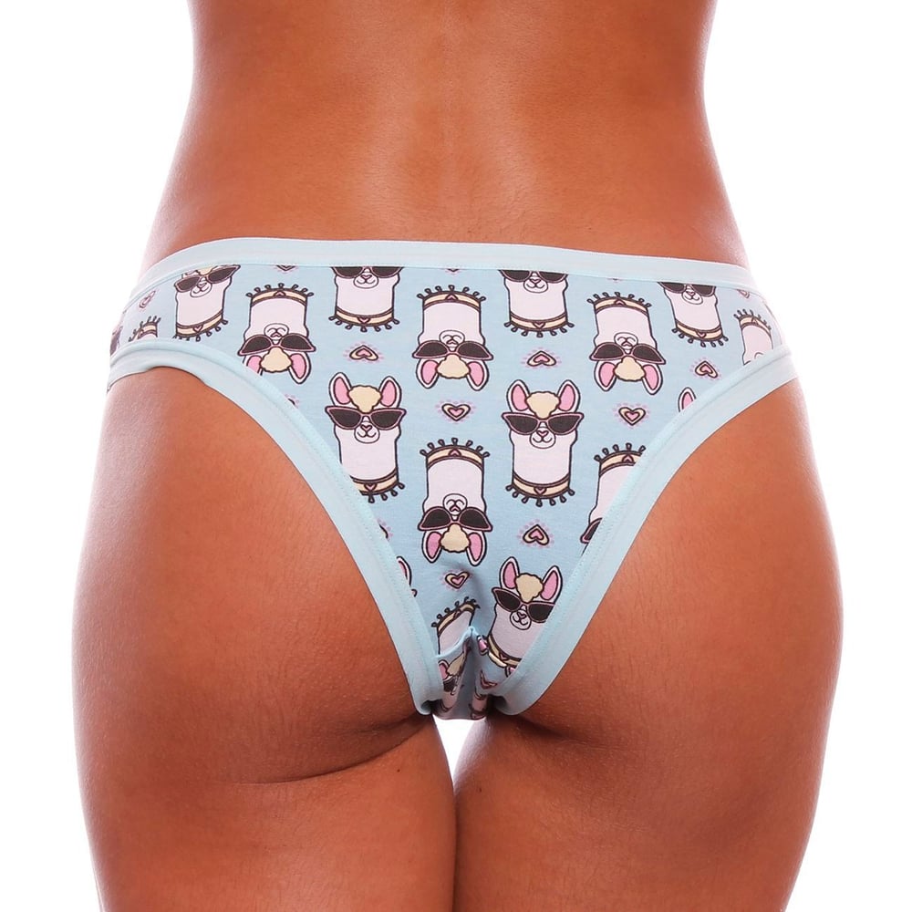 Calcinha De Cotton Estampada Com Elastico Aberto Dolcii