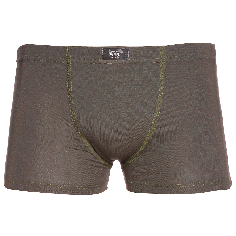 Cueca Boxer Em Viscose Com Cós Embutido Mielve