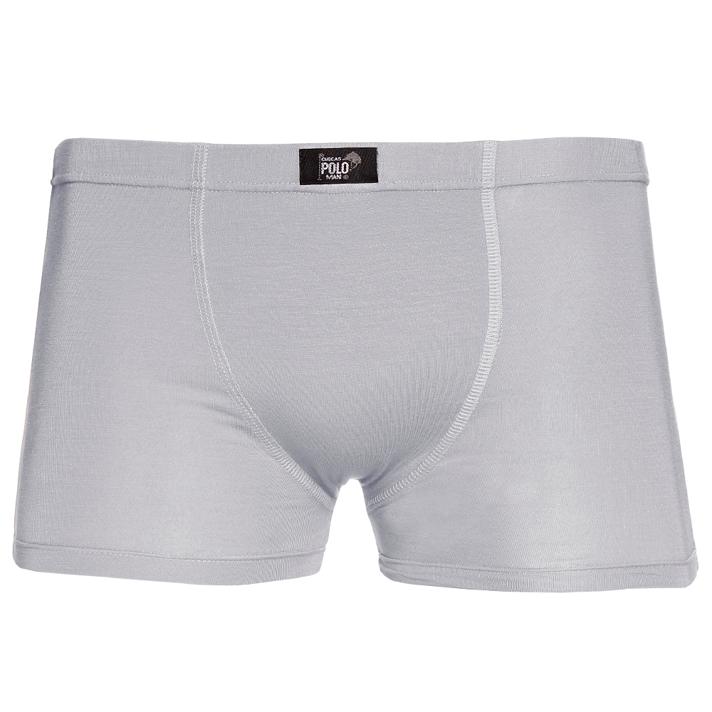 Cueca Boxer Em Viscose Com Cós Embutido Mielve