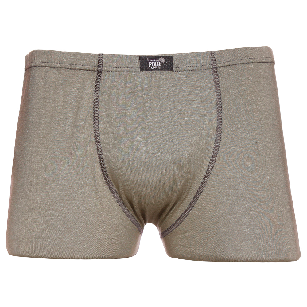 Cueca Boxer Em Viscose Com Cós Embutido Mielve