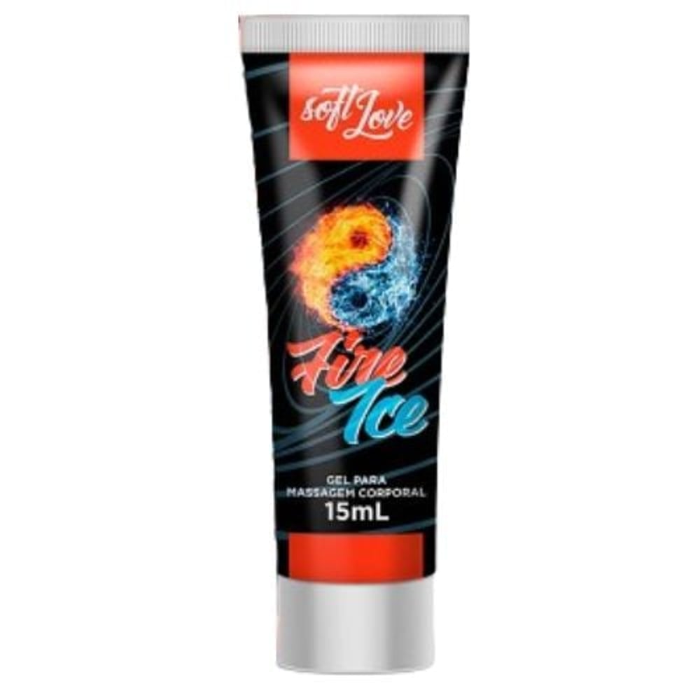 Fire Ice Gel Excitante Para Massagem Corporal 15ml Soft Love
