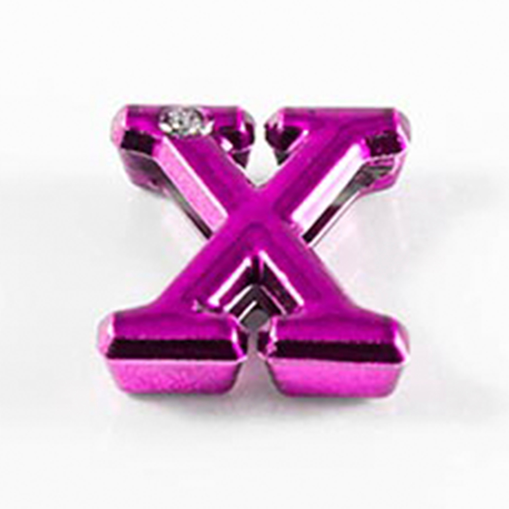 Letras Para Personalizar Em Plástico Abs Rosa Hard