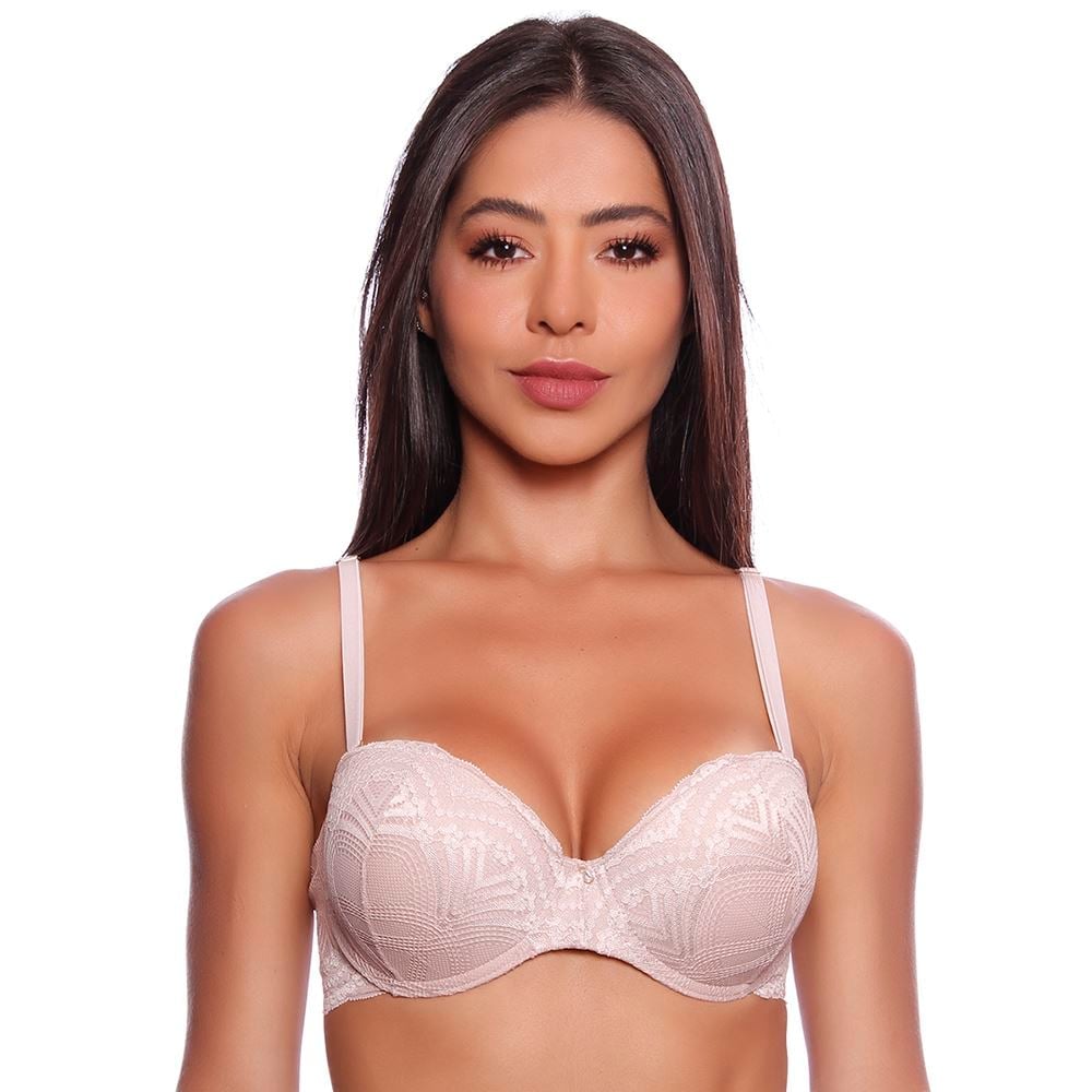 Sutiã Copa C Em Renda Com Alças Removíveis Nayane