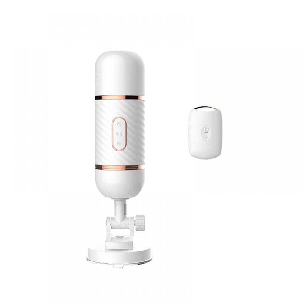 Mini Fuck Machine Com Ventosa 7 Vibrações E Movimentos Cyclone Fire