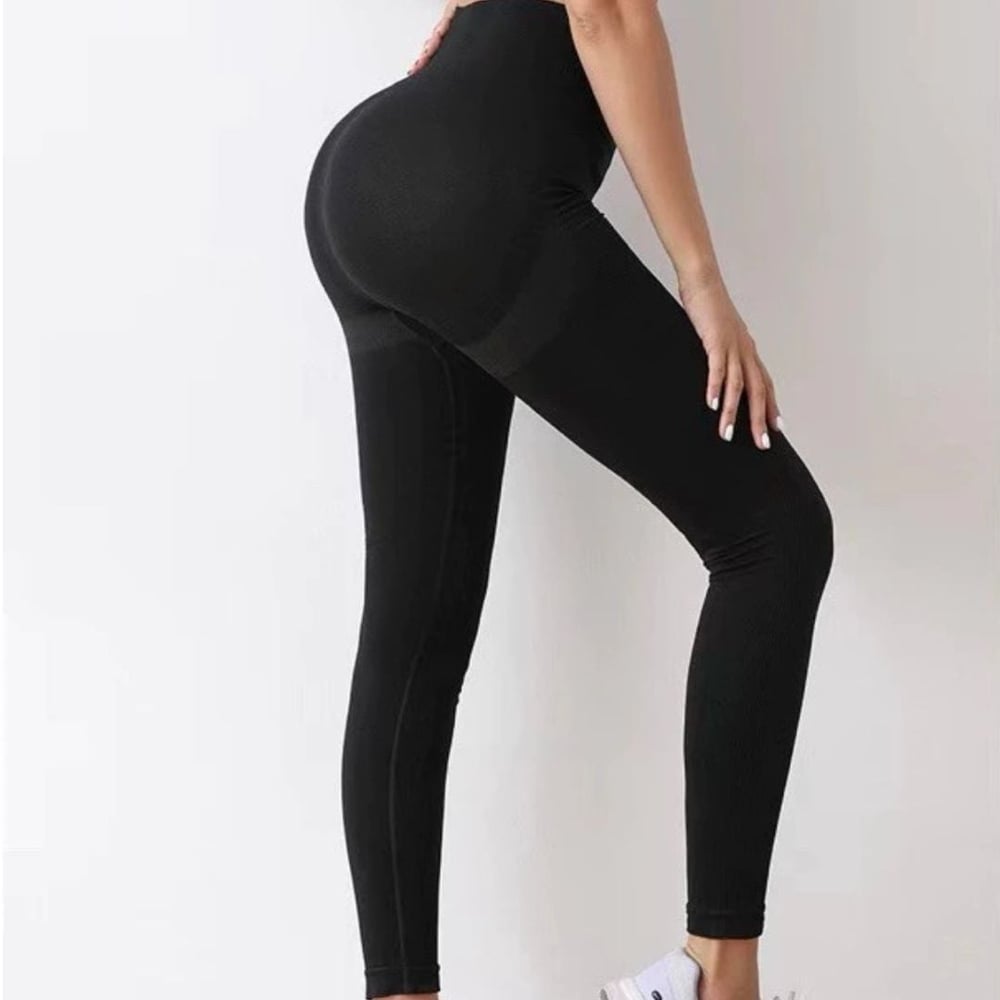 Calça Legging Fitness Empina Bumbum Com Cintura Alta