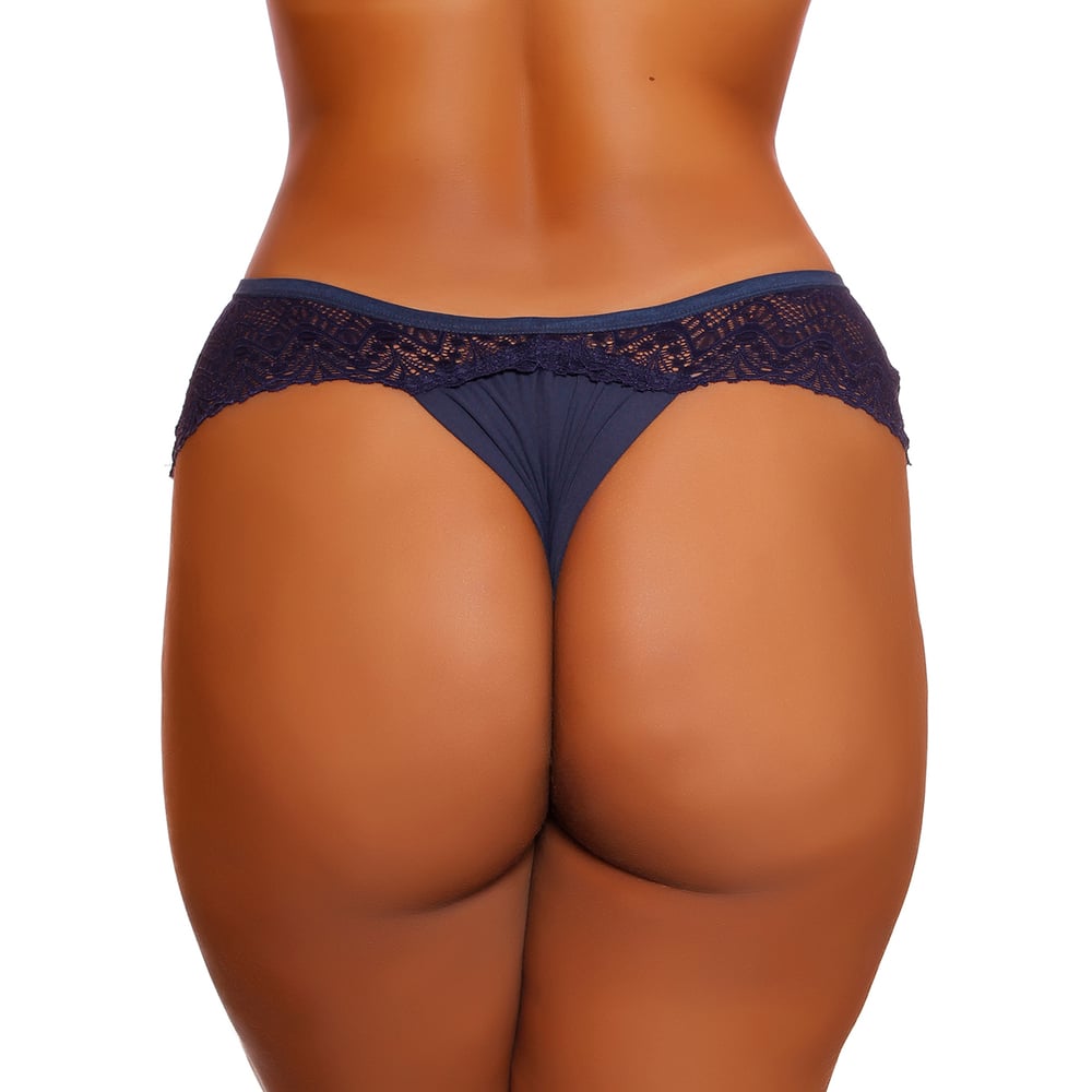 Calcinha Estilo Tanga Plus Size Natalícia Fio Duplo