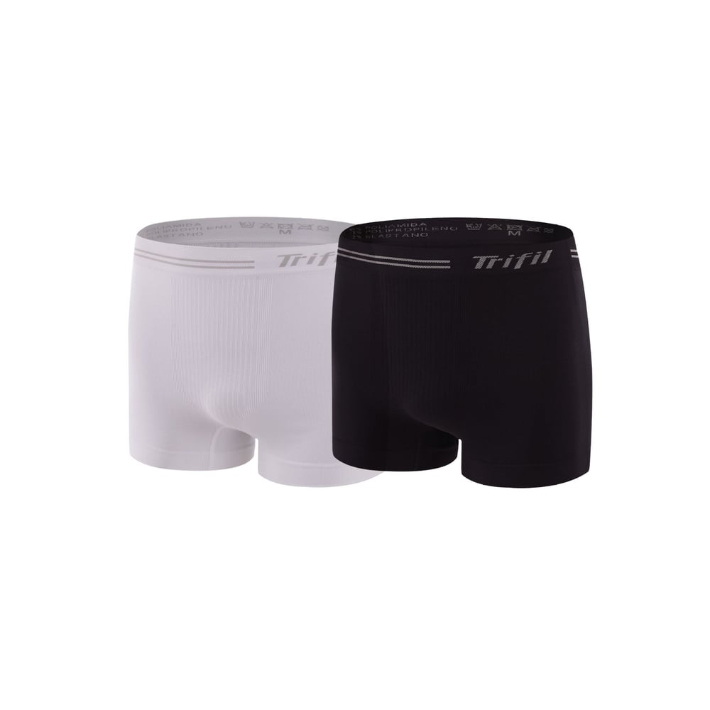 Kit 2 Cuecas Boxer De Microfibra Trifil