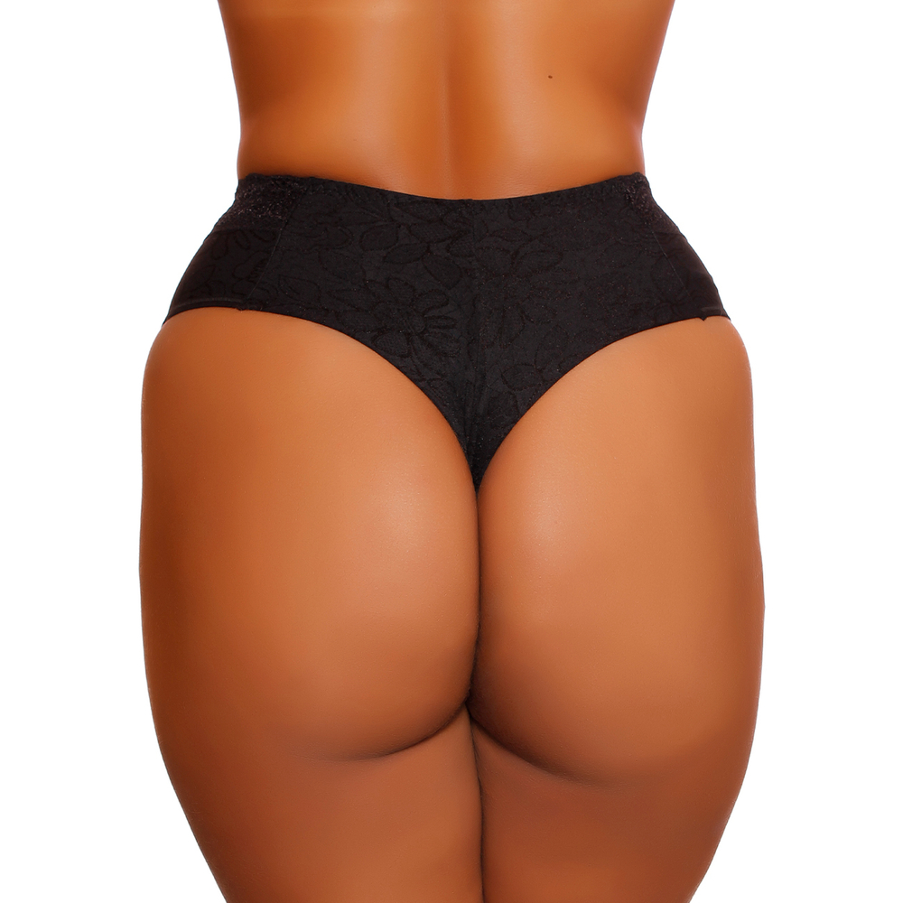 Calcinha Plus Size Fio Dental Duplo Cos Renda Nayane