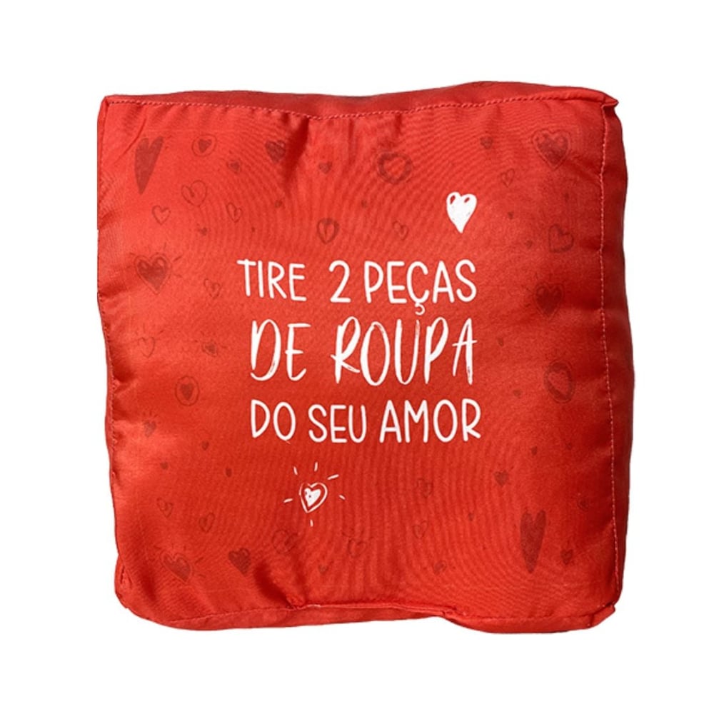 Almofada Shape Dado Jogos Do Amor Simas Presentearia
