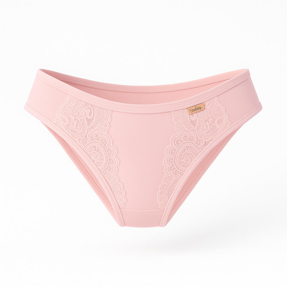 Calcinha Vanessa Microfibra Com Detalhe Em Renda Patitex