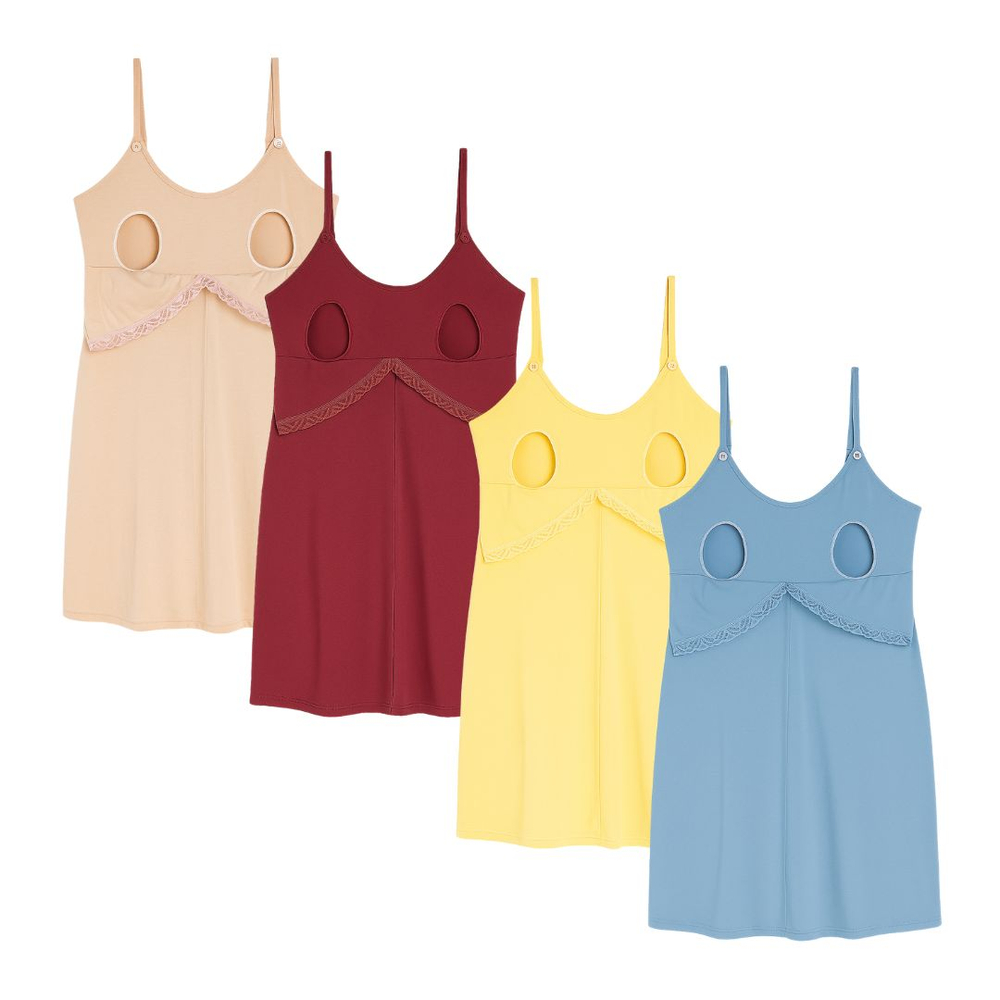 Kit Camisola Amamentação Com Alça Click E Robe íntima Delas