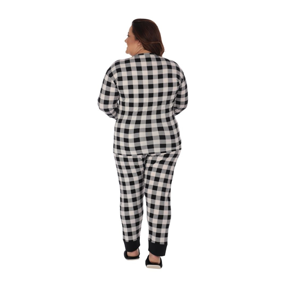 Pijama Total Print Suede Variados Victory