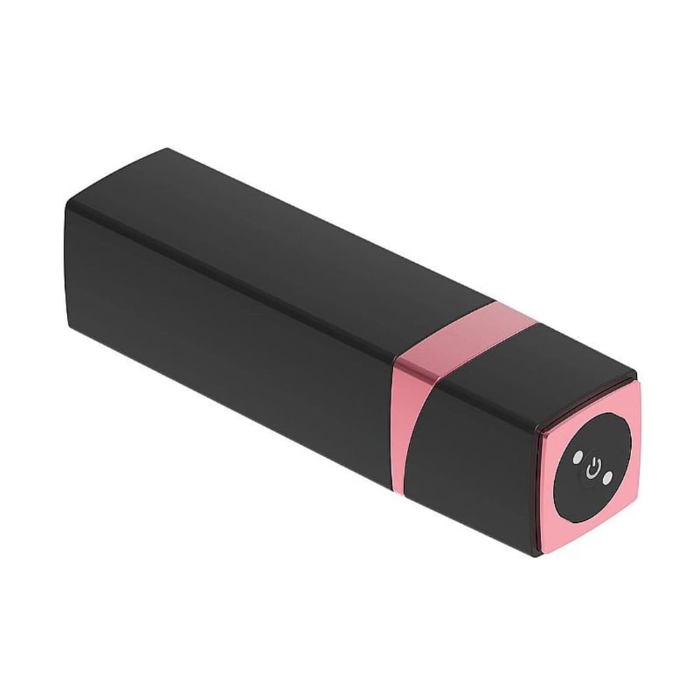 Vibrador Batom Recarregável Com 10 Modos De Vibração