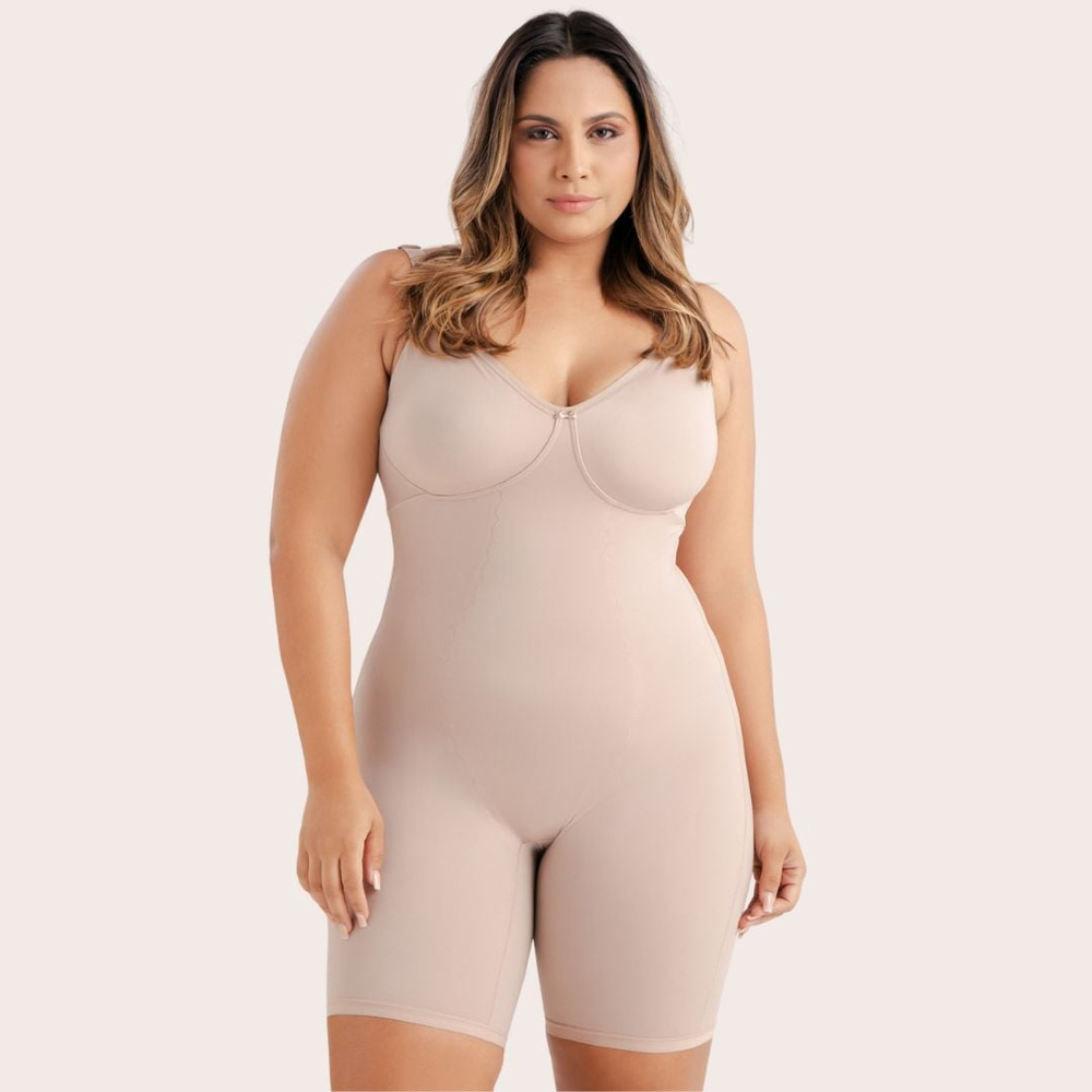 Modelador Macaquinho Sem Bojo Plus Size Vi Lingerie