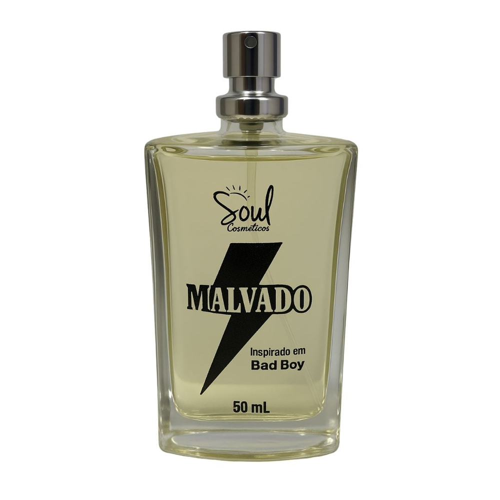 Malvado Colônia Masculina 50ml Soul Cosméticos 