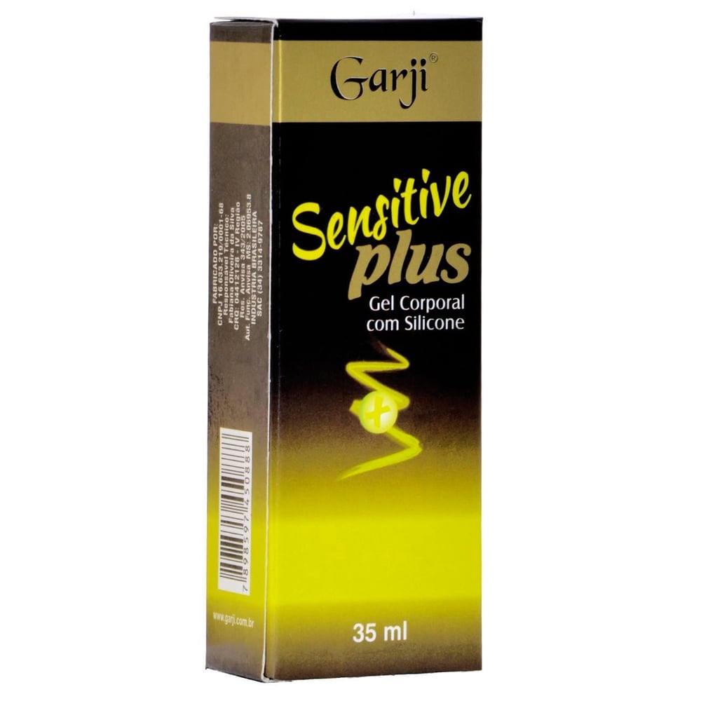 Sensitive Plus Com Silicone 35 Ml Garji