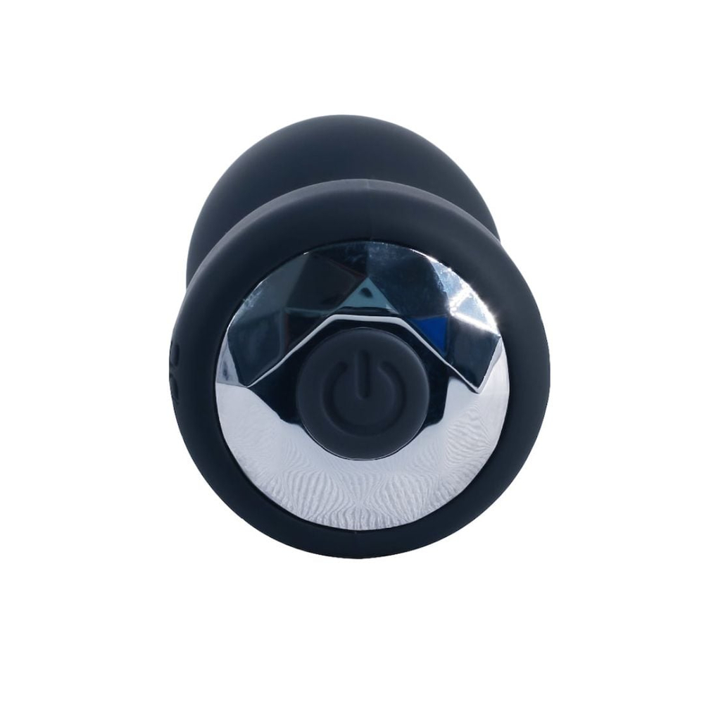 Plug Anal Silicone 10 Modos De Vibração Com Controle Remoto Sem Fio