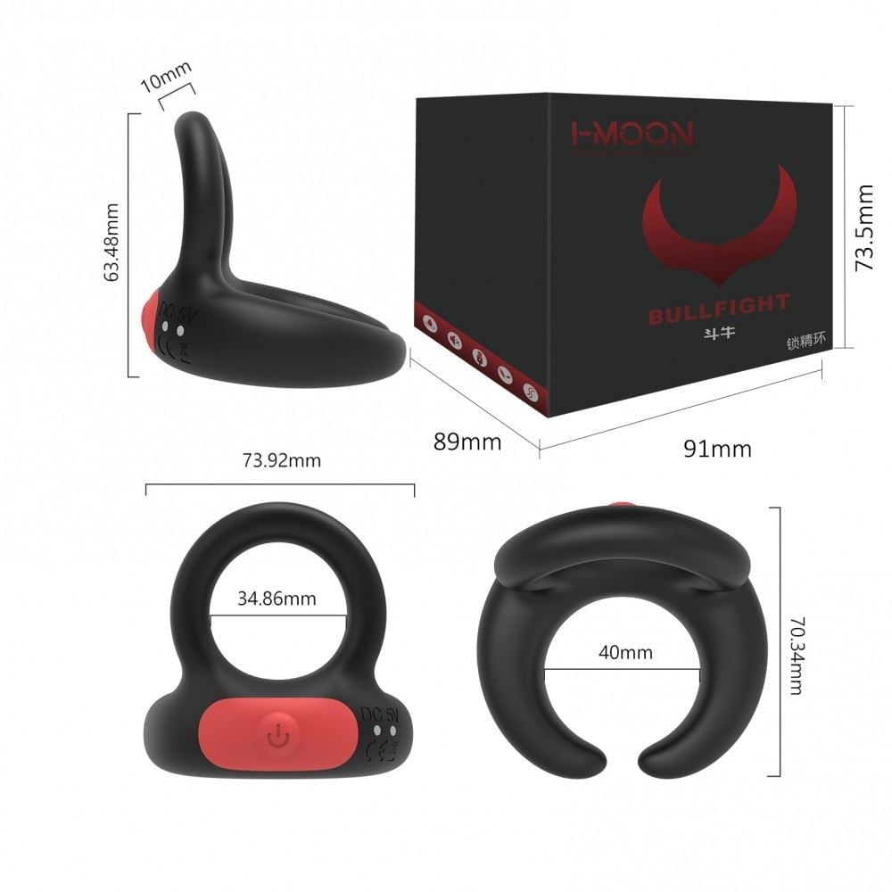 Anel Peniano 7 Modos De Vibração Com Controle Bullfight Vibe Toys